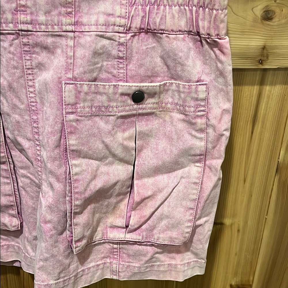 Free People Light Pink Mini Skirt with Pockets - Picture 5 of 10